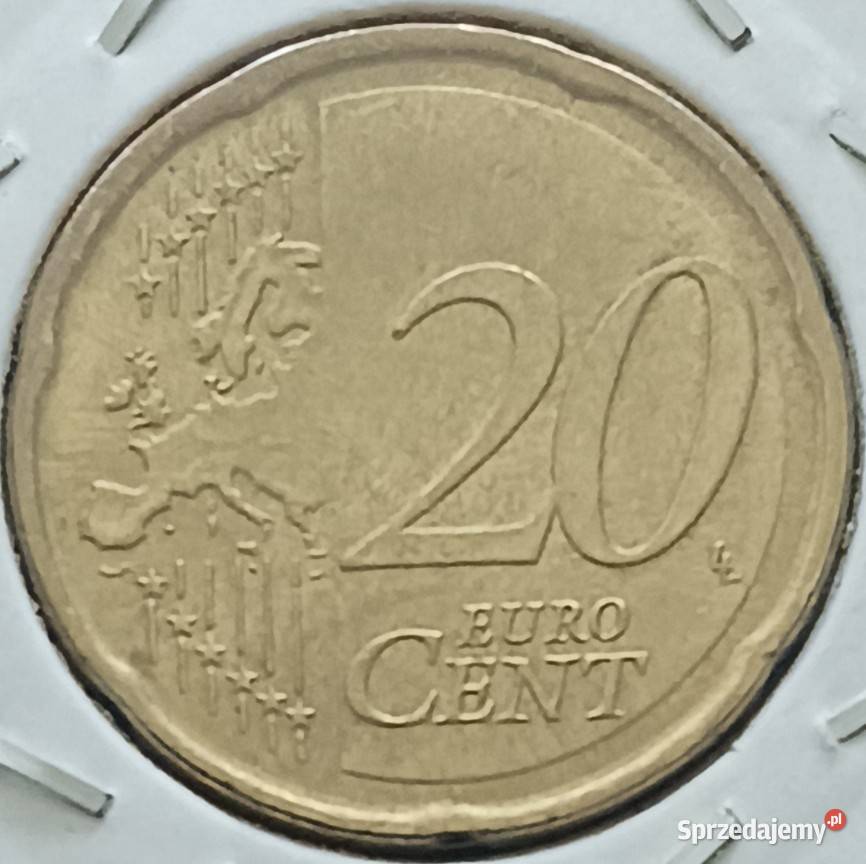20 Centów Niemcy 2007 r men J Konin