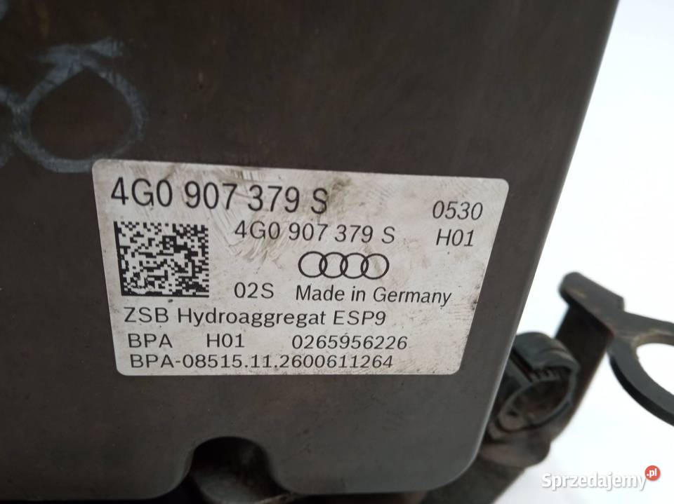 POMPA ABS 4G0907379S 4G0614517AK Audi A7 I