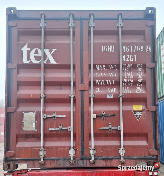 Sprzedam kontener morski 12 metrowy 40DC sprzedam