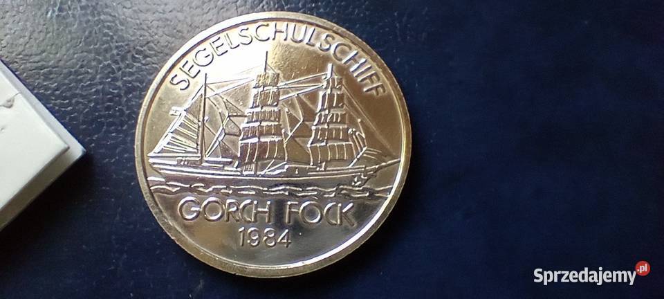 Stare monety Medal Gorch Fock Niemcy 118 podkarpackie Lesko sprzedam