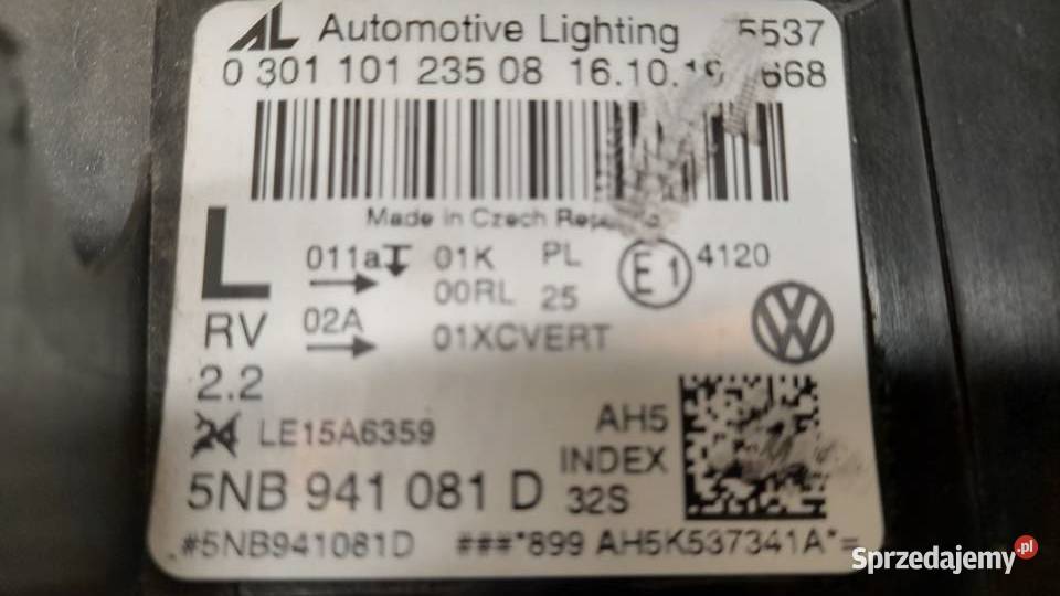 VW TIGUAN II 5N FULL LED LAMPA PRZEDNIA LEWA Goleniów