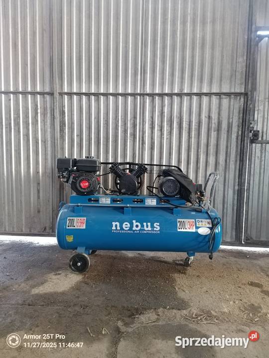 Kompresor sprężarka spalinowo elektryczna nebus Biała