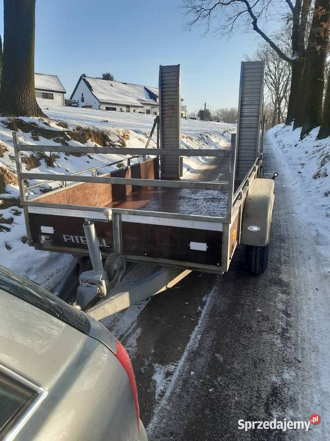 Przyczepka laweta samochodowa na minikoparkę Dmc