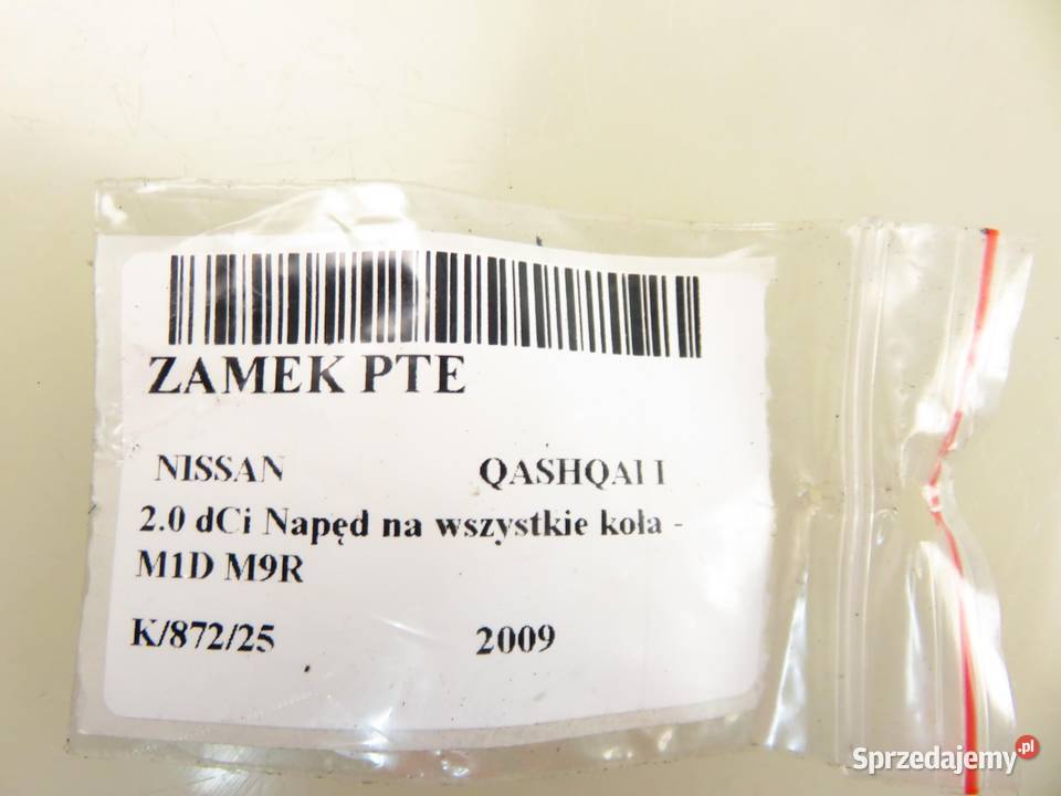 ZAMEK PRAWY TYLNY NISSAN QASHQAI I