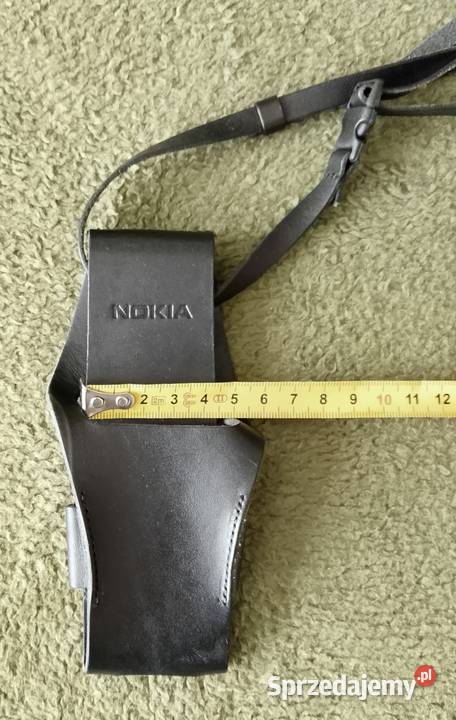 Oryginalny skórzany futerał Nokia z przełomu lat