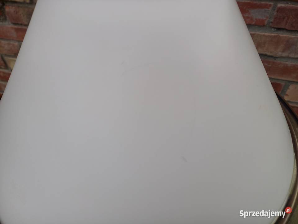 Żyrandol metalowy ze szklanym kloszem Lampa Lampy wiszące zachodniopomorskie Gawroniec
