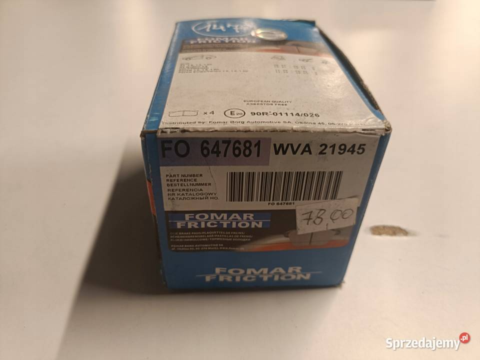 KLOCKI HAMULCOWE Audi A4 B5 VW Passat B5 Chełm