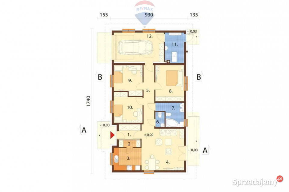 Dom w stanie surowym otwartym Stoczek