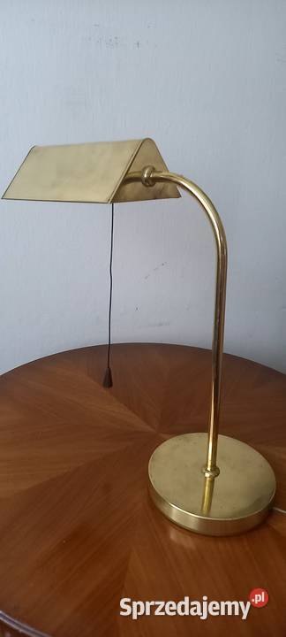 Gabinetowa lampa bankierka