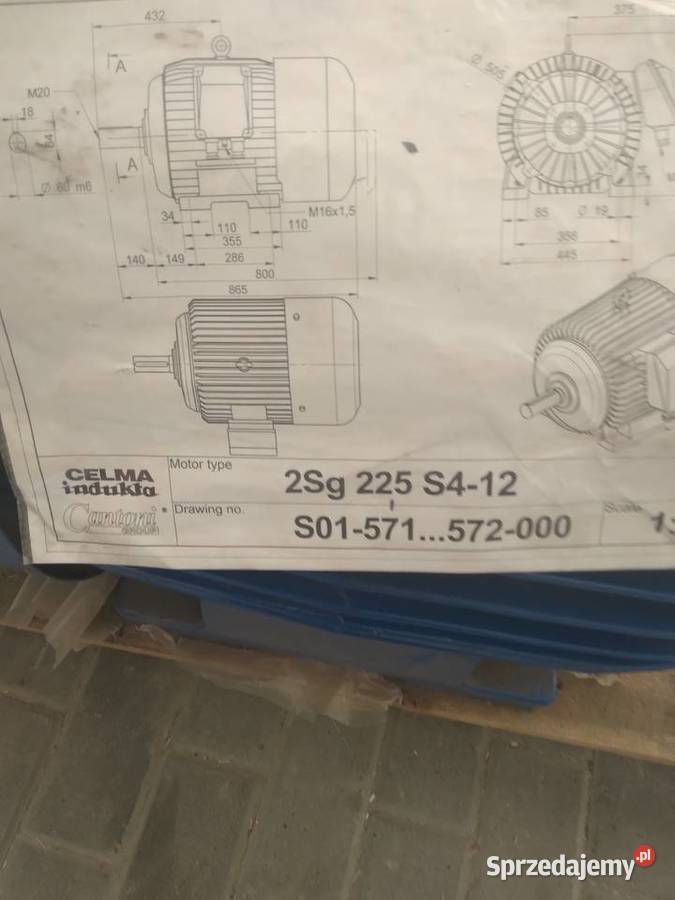 Silnik Celma Indukta o mocy 185 kw Krosno