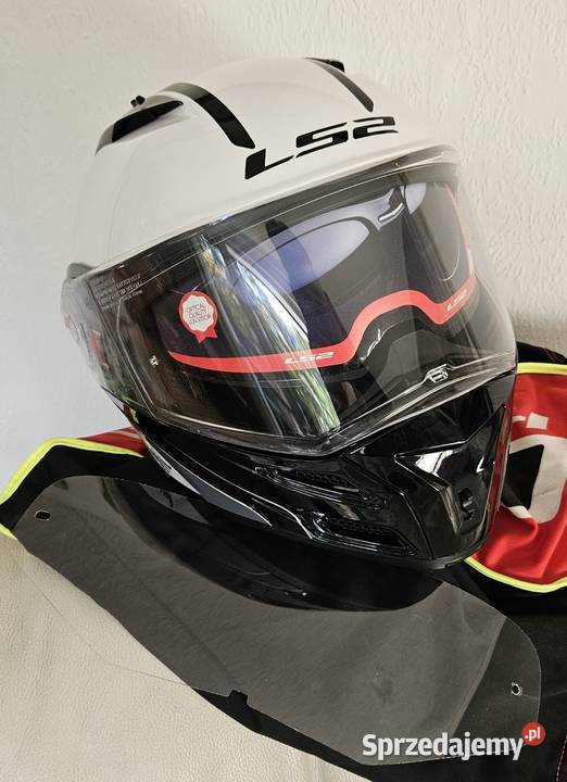 KASK LS2 L FF324 Szczękowy METRO EVO BIAŁY L Kaski Konstancin-Jeziorna