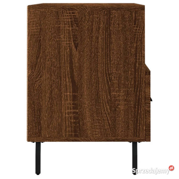 Szafka pod telewizor brązowy dąb 80x36x50