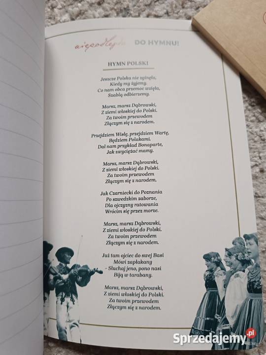 Zeszyt patriotyczny z hymnem Polski Warszawa