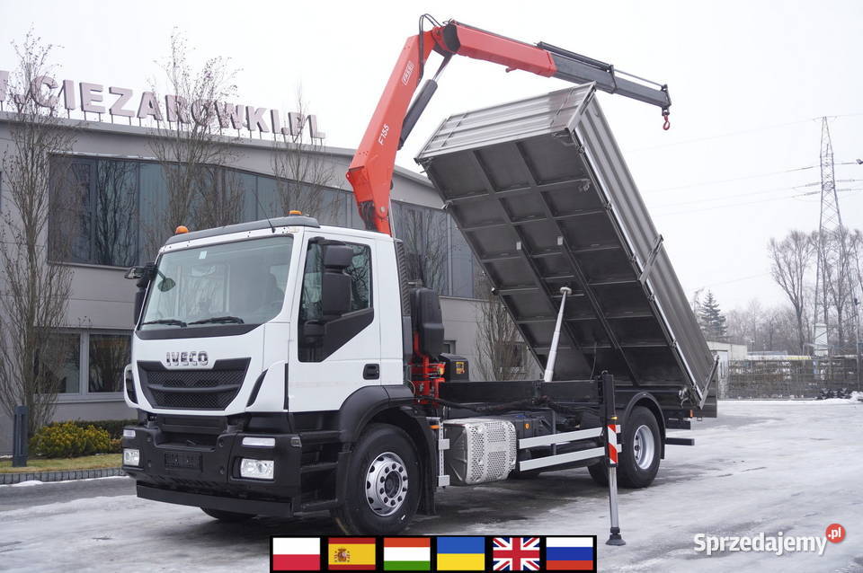 Iveco Stralis 19310 E6 4x2 Fassi 690 MTH pilot małopolskie Kraków
