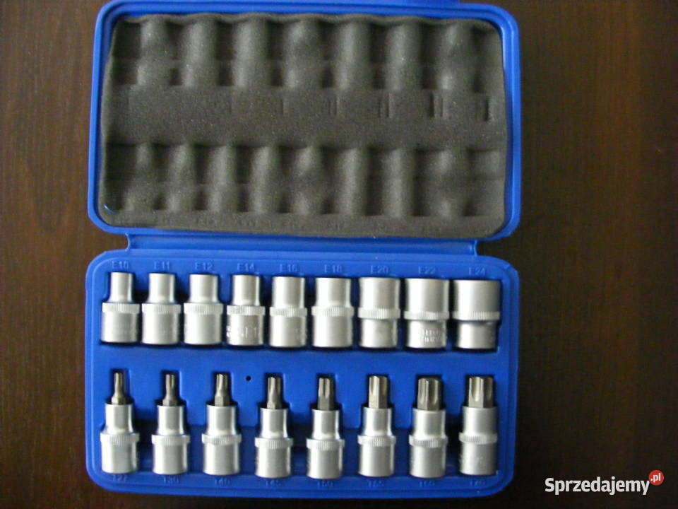 Klucze torx T27 do T 70 E10 do E 24 12 CALA zachodniopomorskie Wałcz