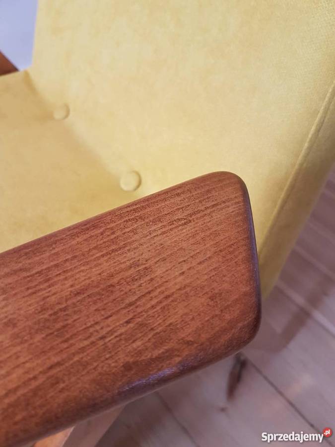 Fotel PRL bunny zajączek Chierowskiego model Szczecin