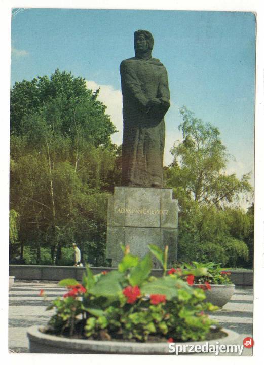 POZNAŃ POMNIK A MICKIEWICZA POCZTÓWKA