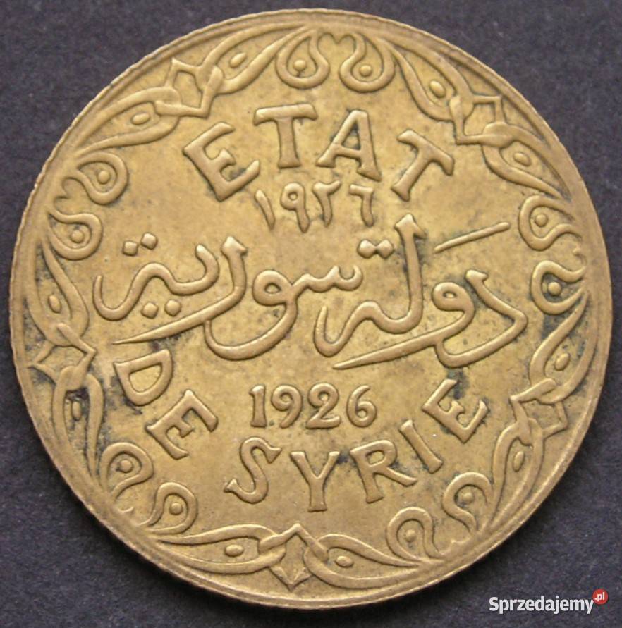 SYRIA 5 PIASTRÓW 1926 Łódź sprzedam