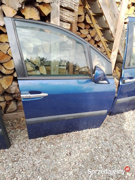 Drzwi prawe przednie przód kompletne lusterko Motoryzacja Radłów