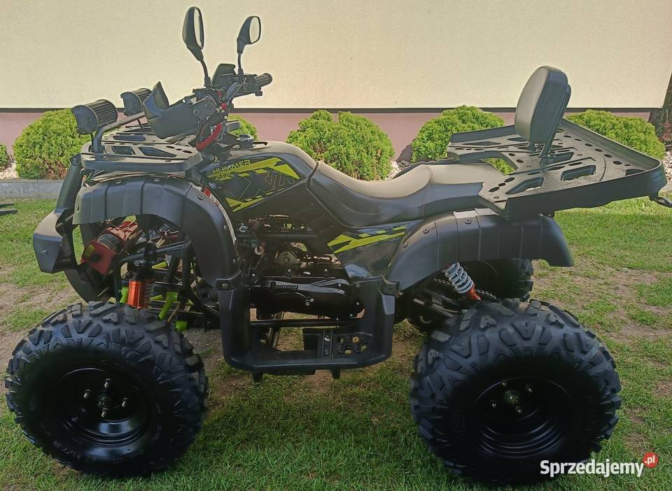 Quad 250 11 z wyciągarką i pługiem nieuszkodzony Ponikiew Duża