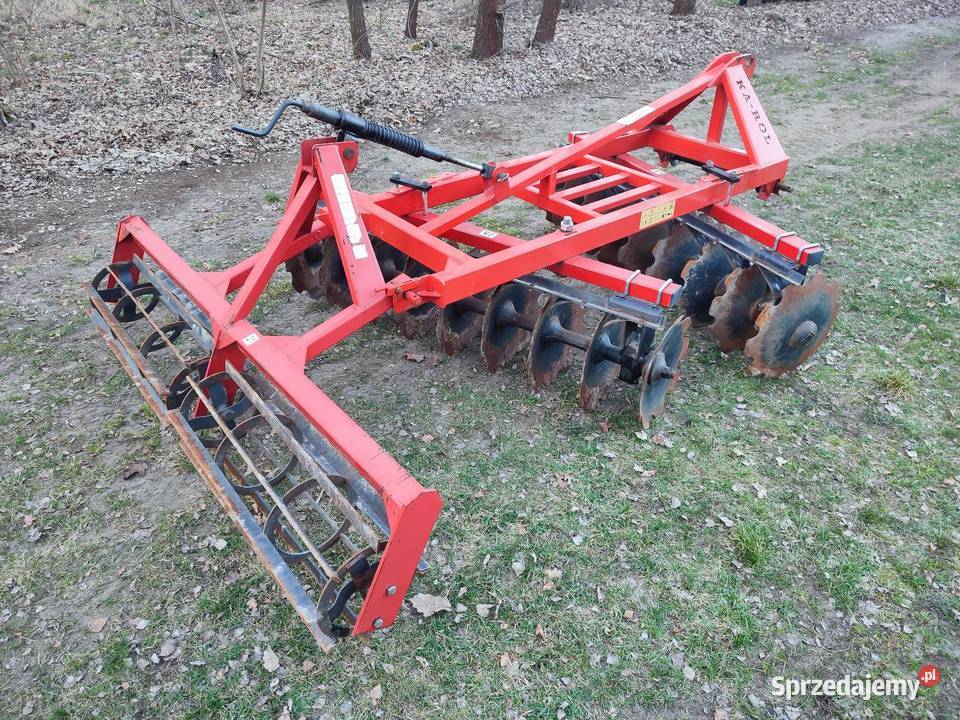 Talerzówka 2x9 2 metry z wałkiem Omega brona Głowno