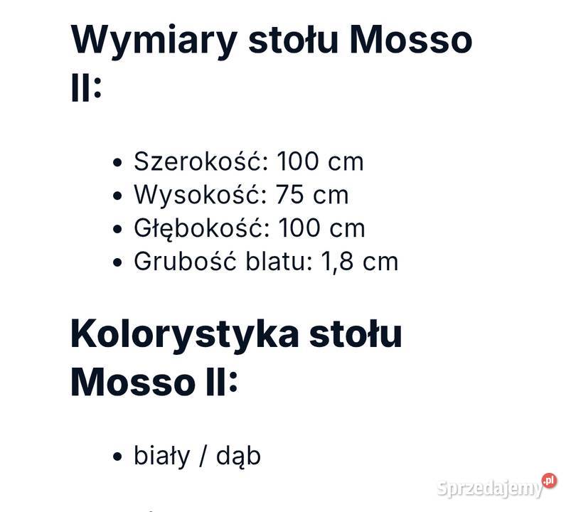 Okrągły stół mosso Kuźnia Raciborska