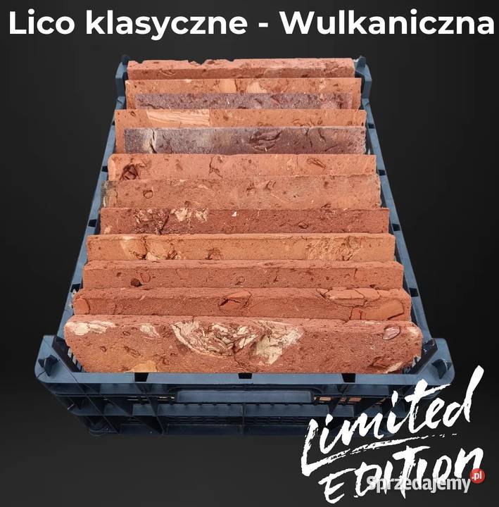 Płytki z cegły lico klasyczne wulkaniczne Warszawa