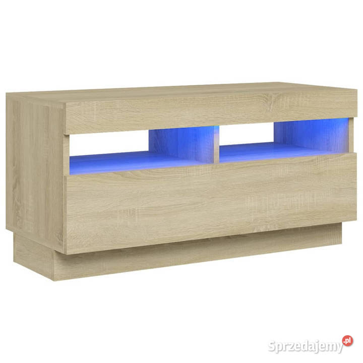 Szafka TV z oświetleniem LED dąb sonoma 80x35x40 Warszawa