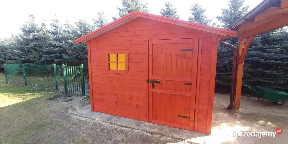 Domek narzędziowy ogrodowy wymiary 3x3 MAHOŃ Zielona Góra sprzedam