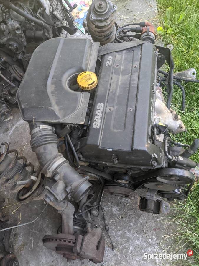 Saab 900 S 93 blok silnik wal słupek 20 T 94 podkarpackie