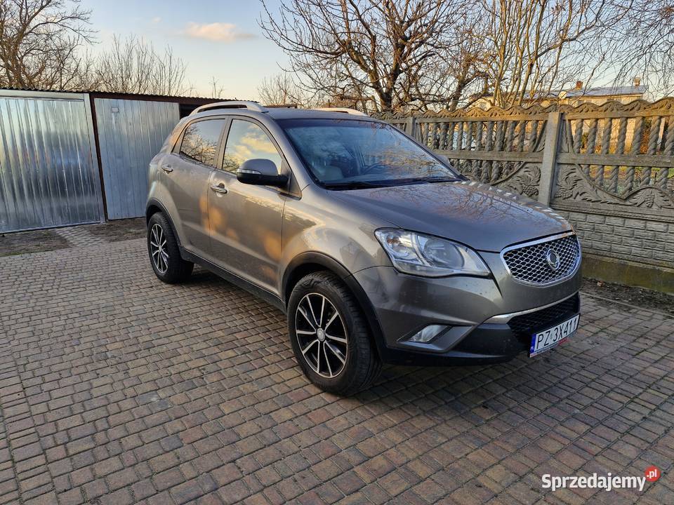 Ssangyong korando 4x4 20 exdi 175 2012 r Rok produkcji 2012 wielkopolskie Murowana Goślina sprzedam