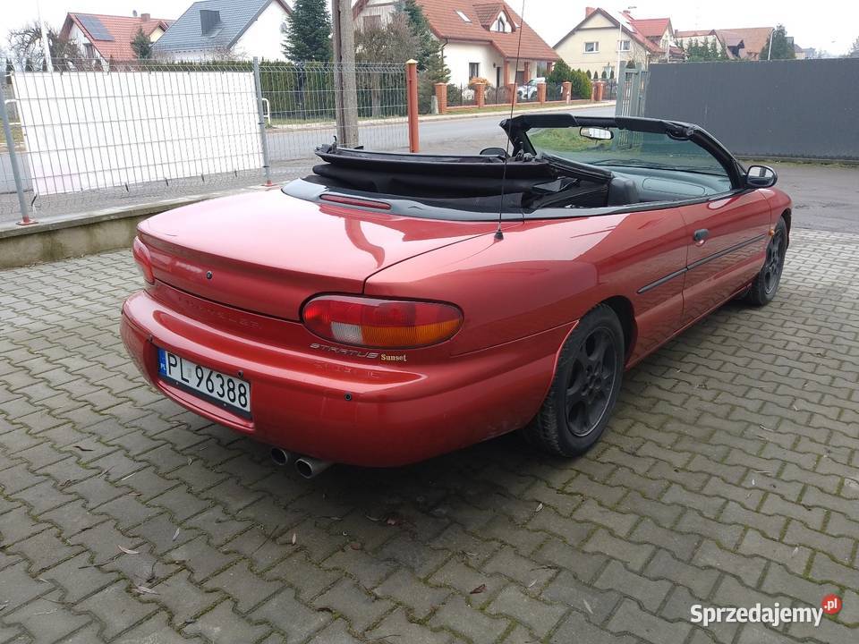 Chrysler Stratus Cabrio 1999r 20 B Zamiana na Samochody osobowe Pobiedziska sprzedam