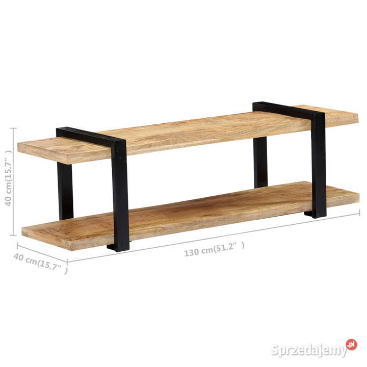 Szafka pod TV 130x40x40 lite drewno mango Warszawa