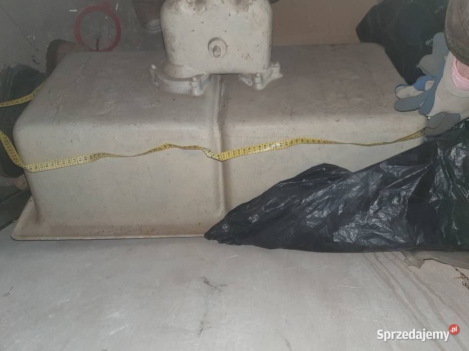 Zlew żeliwny ciężki mocny stary