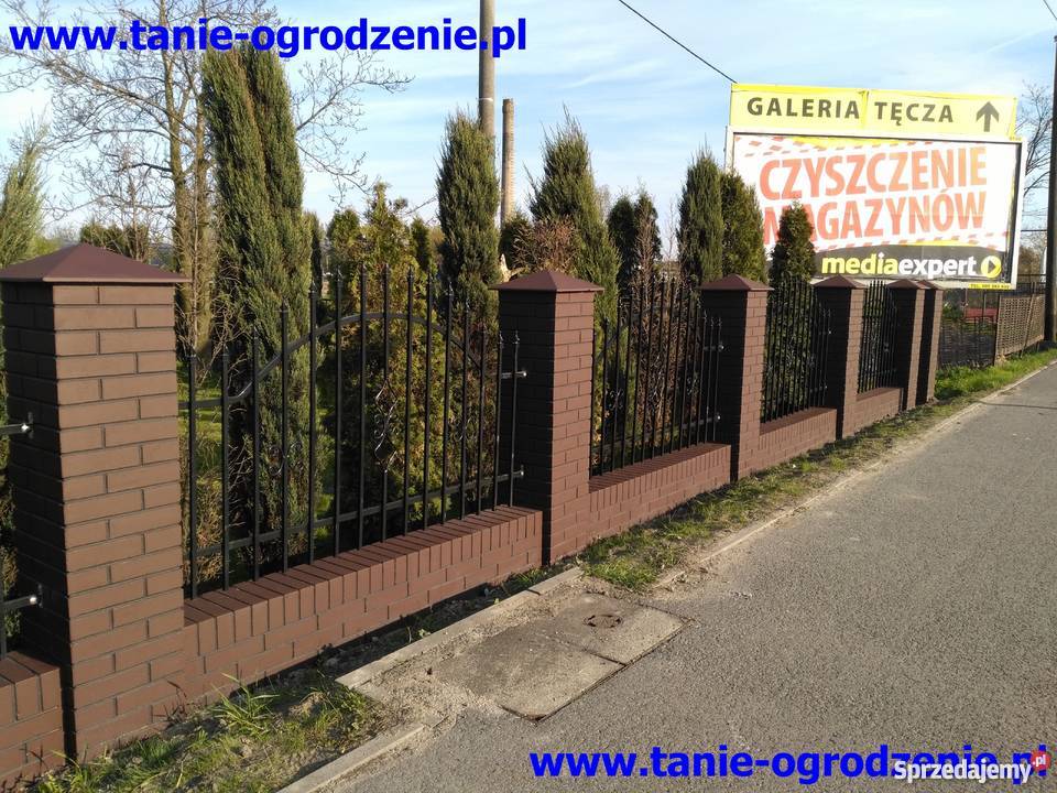 Ala klinkier słupki murki ogrodzenia imitacja wielkopolskie Września