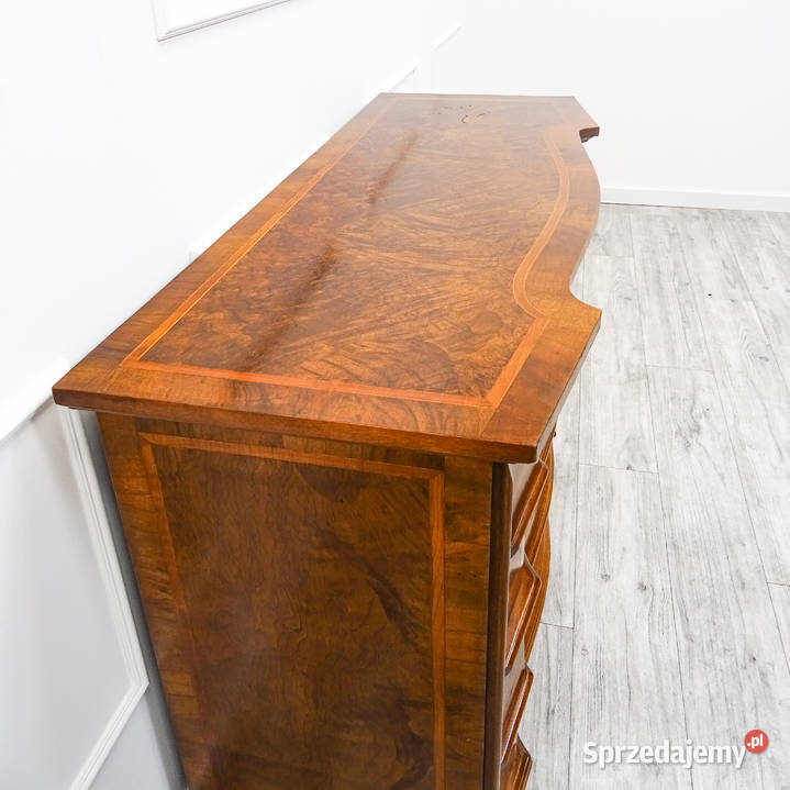 Drewniana KOMODA 4 szuflady KOMODA Orzech Kalisz