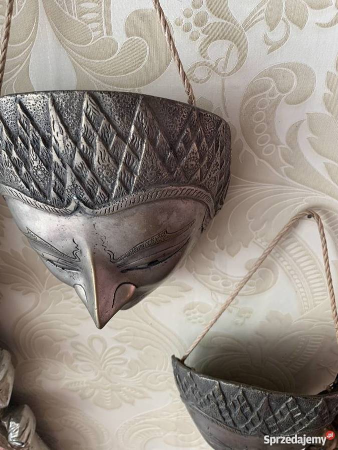 Realistyczna straszna Maska mosiężna maski dolnośląskie Bystrzyca Kłodzka