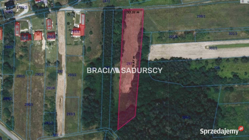 sprzedaży działki 5290m2 Przeginia Narodowa
