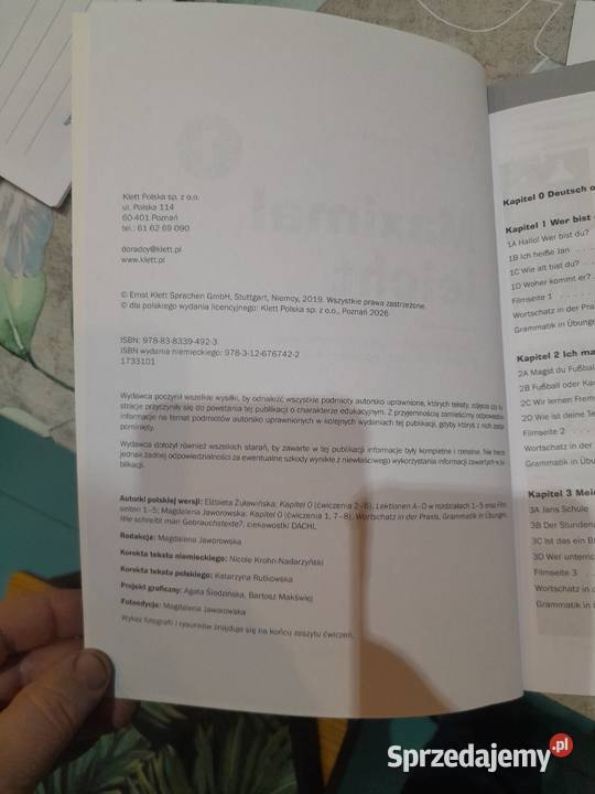 Zeszyt ćwiczeń Maximal leicht 1 do nauki języka języki obce Wieliczka