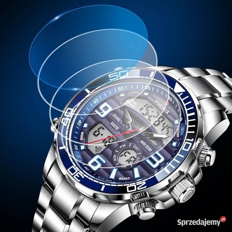 Zegarek męski sportowy cyfrowy alarm datownik Gorzów Wielkopolski