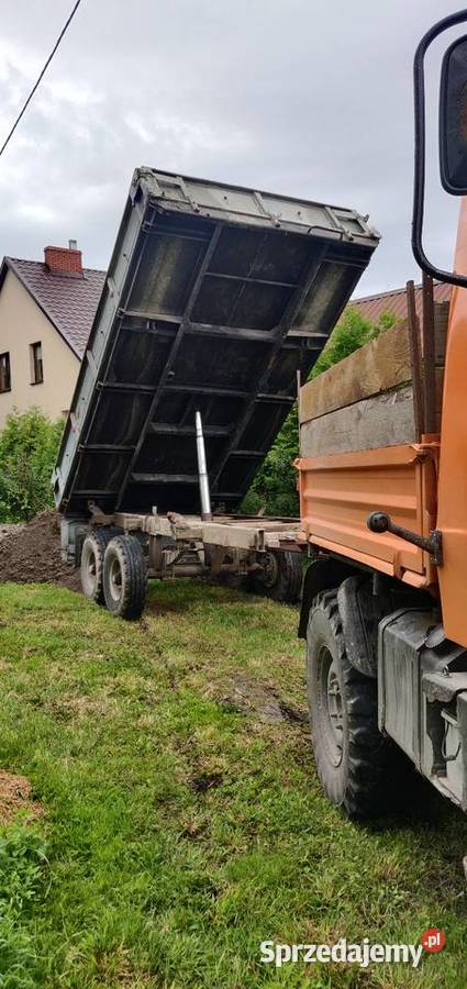 Przyczepa wywrotka 3 strony tandem Busko-Zdrój