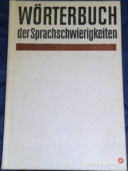 Wrterbuch der Sprachschwierigkeiten Joachim Rok wydania 1984 Chełm