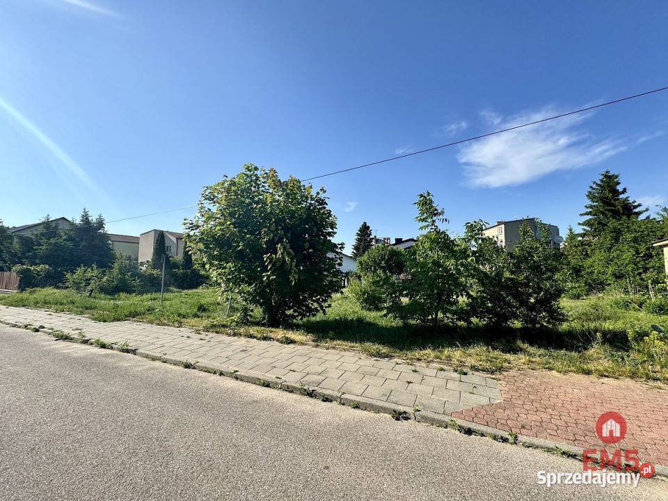 sprzedaży gruntu 920m2 Białystok kanalizacja