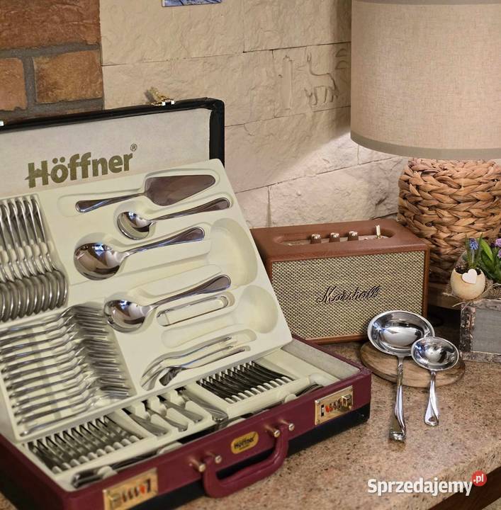 Walizka sztucce hoffner czarno braz Szczecin sprzedam