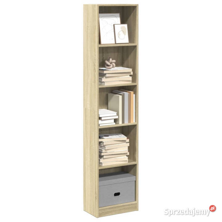 Regał dąb sonoma 40x24x176 materiał Warszawa