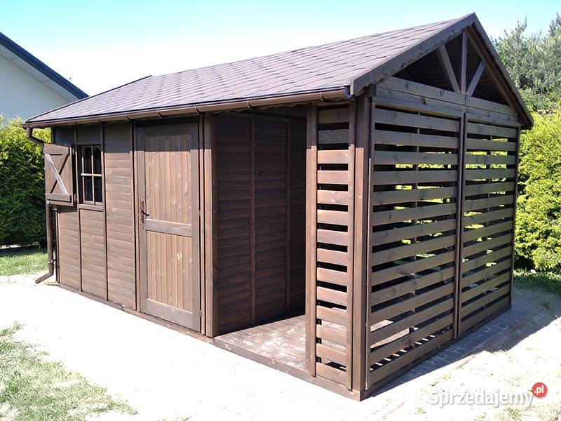 Drewutnia Mrozeb 3x45m domek gospodarczy Ogród Parzymiechy