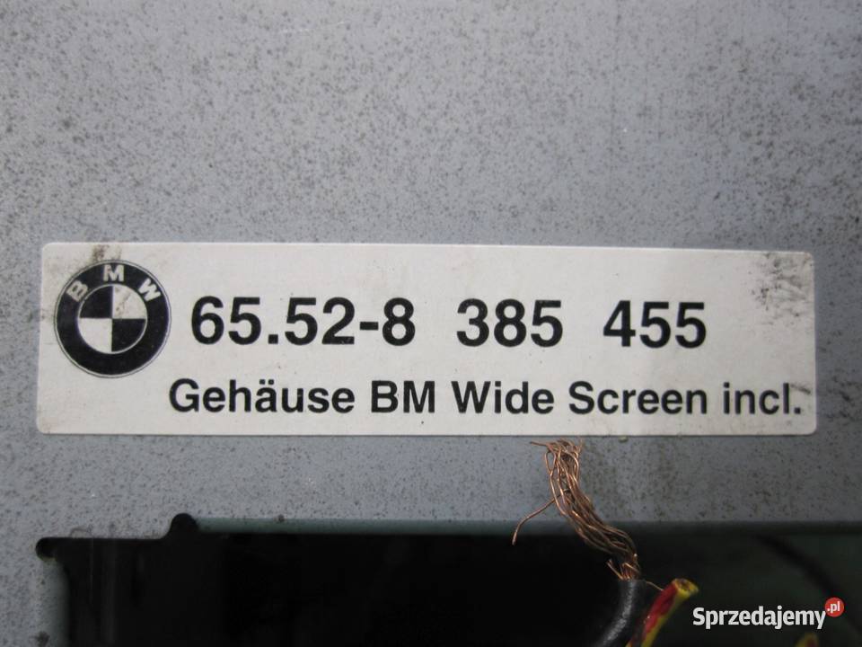 BMW E38 LIFT 01r radio CD ekran wyświetlacz
