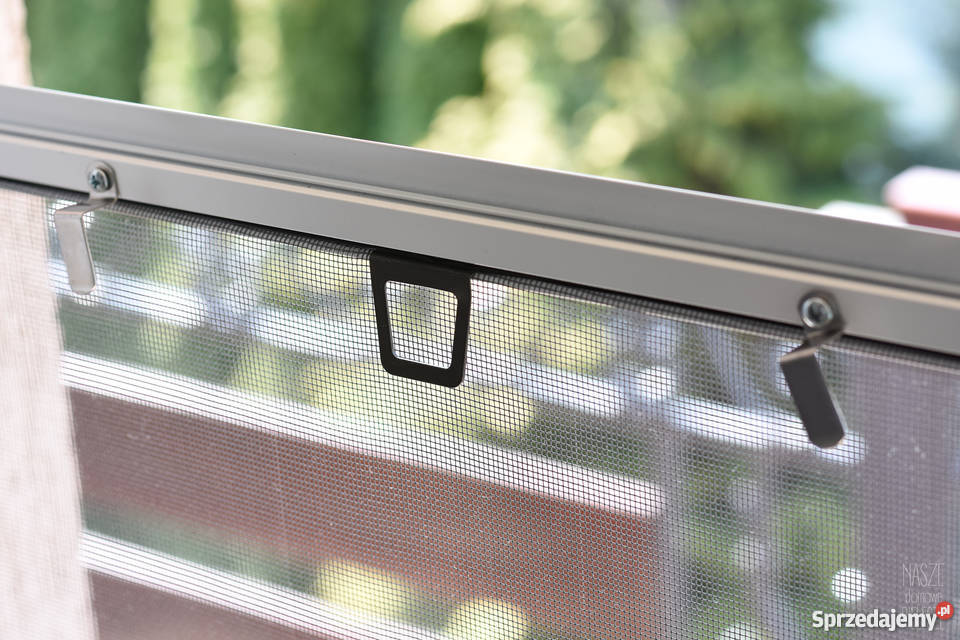MOSKITIERA na okno kołnierzowa profil aluminiowy Wyposażenie wnętrz Białystok