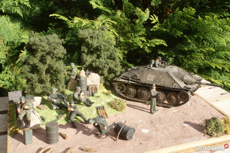 Diorama makieta militarna oddział osłaniający Antyki, Sztuka, Kolekcje
