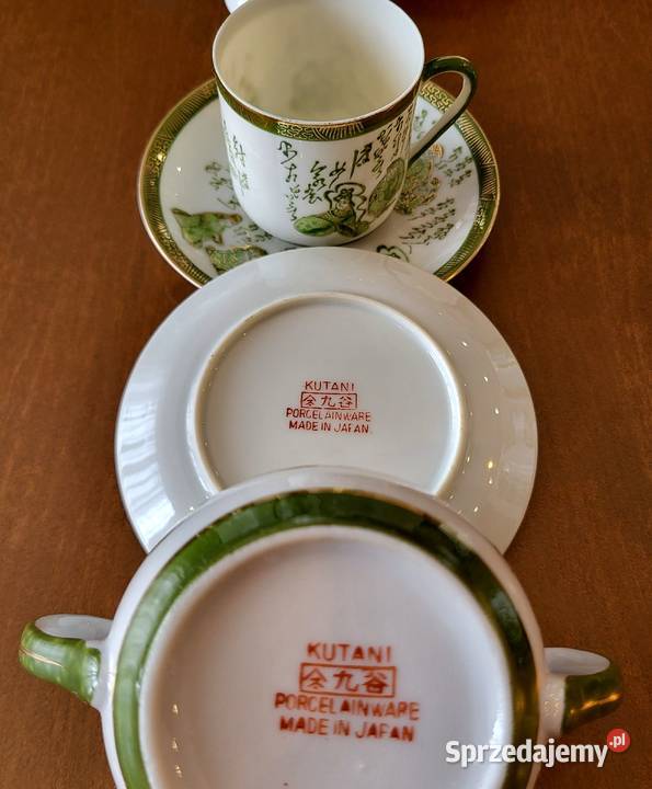 Kolekcjonerska porcelana japońska Kutani serwis zachodniopomorskie Szczecin